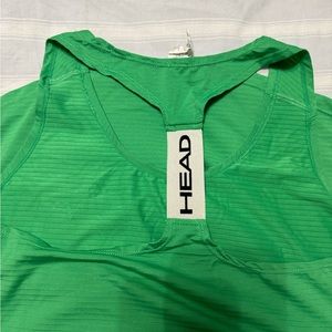 Head brand athletic tennis tank